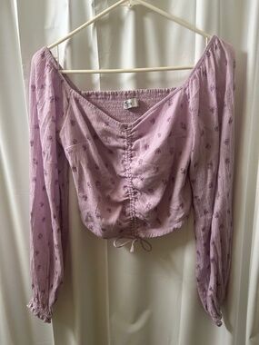 Hollister Rouched Longsleeve Top